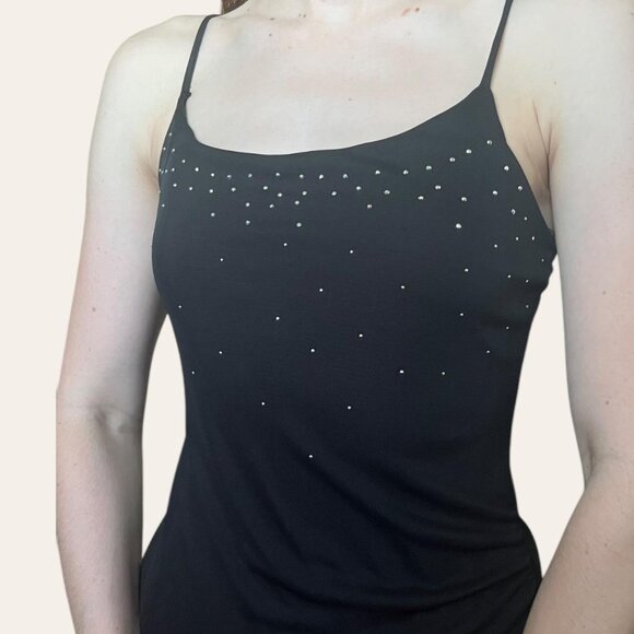 90s vintage draped pantsuit semi-formal dress Charlotte Russe XS/S - Picture 4 of 8